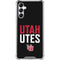 University of Utah Interlocking U Galaxy A14 5G Clear Case