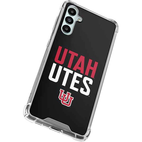 University of Utah Interlocking U Galaxy A15 5G Clear Case