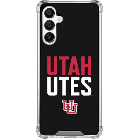 University of Utah Interlocking U Galaxy A16 5G Clear Case