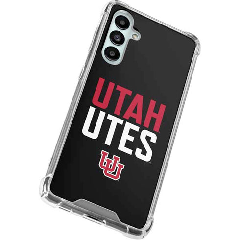 University of Utah Interlocking U Galaxy A16 5G Clear Case