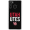 University of Utah Interlocking U Galaxy A21 Clear Case