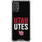 University of Utah Interlocking U Galaxy A32 5G Clear Case