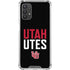 University of Utah Interlocking U Galaxy A32 5G Clear Case