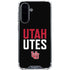 University of Utah Interlocking U Galaxy A36 5G Clear Case