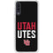 University of Utah Interlocking U Galaxy A50 Clear Case