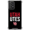University of Utah Interlocking U Galaxy A52 5G Clear Case