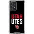 University of Utah Interlocking U Galaxy A52 5G Clear Case