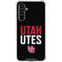 University of Utah Interlocking U Galaxy A54 5G Clear Case