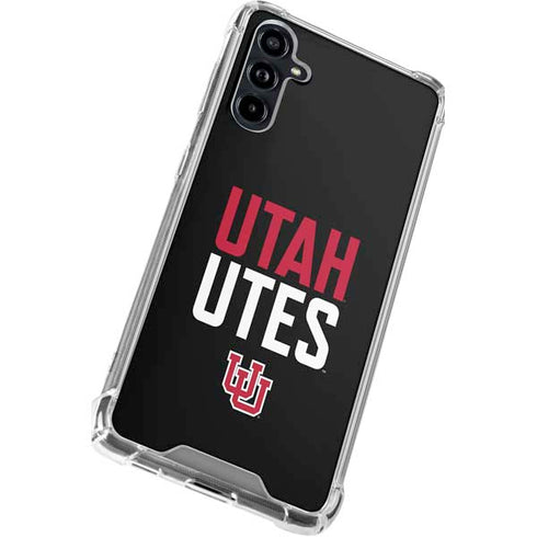 University of Utah Interlocking U Galaxy A54 5G Clear Case
