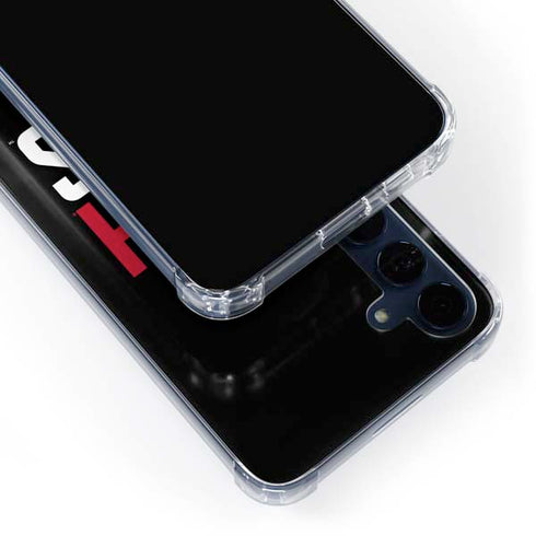 University of Utah Interlocking U Galaxy A55 5G Clear Case