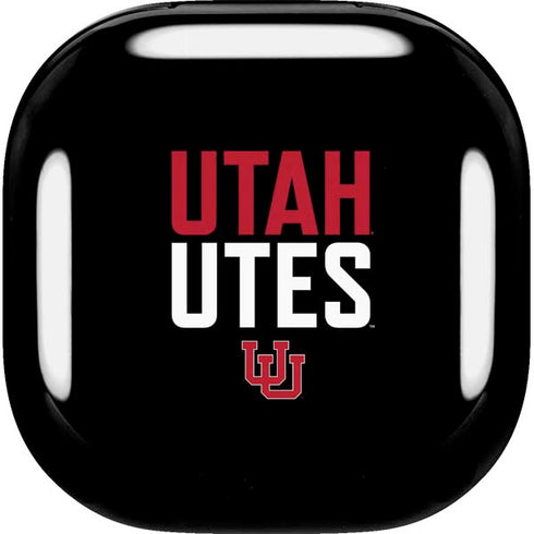University of Utah Interlocking U Galaxy Buds Live Skin