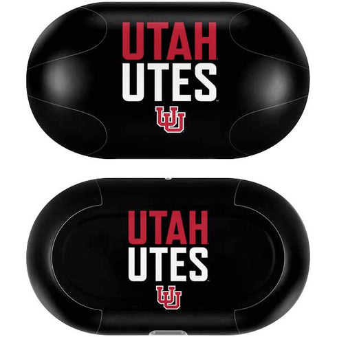 University of Utah Interlocking U Galaxy Buds Plus Skin