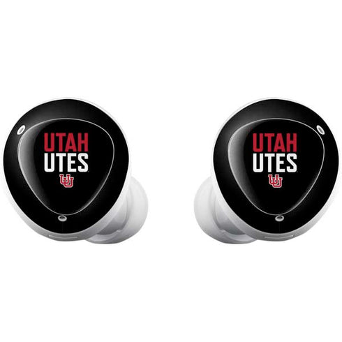University of Utah Interlocking U Galaxy Buds Plus Skin