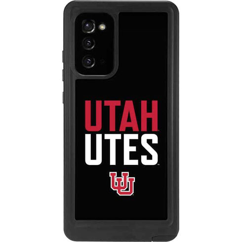 University of Utah Interlocking U Galaxy Note20 5G Waterproof Case
