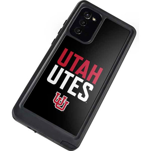 University of Utah Interlocking U Galaxy Note20 5G Waterproof Case