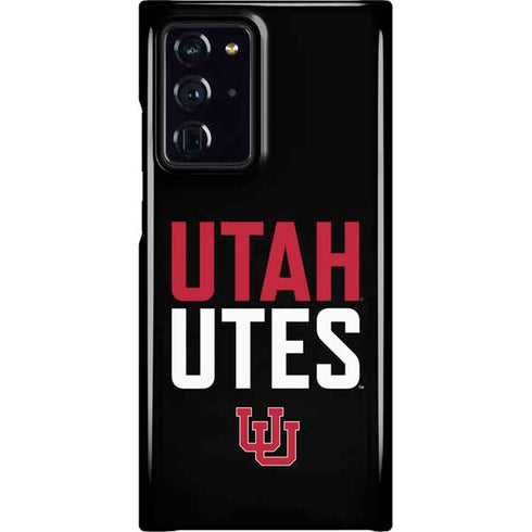 University of Utah Interlocking U Galaxy Cases
