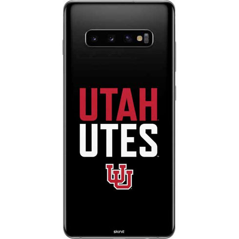 University of Utah Interlocking U Galaxy S10 Plus Skin