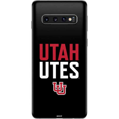 University of Utah Interlocking U Galaxy S10 Skin
