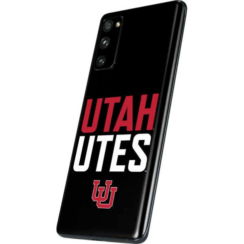 University of Utah Interlocking U Galaxy S20 Fan Edition Skin