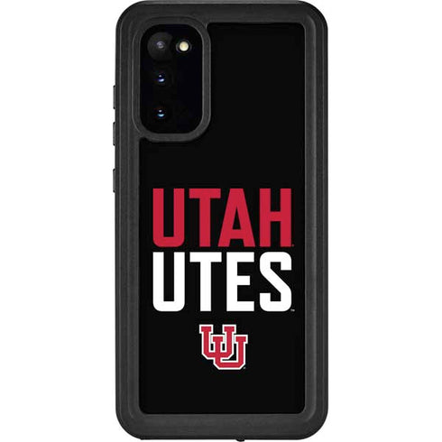 University of Utah Interlocking U Galaxy S20 Waterproof Case