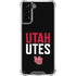 University of Utah Interlocking U Galaxy S21 Plus 5G Clear Case
