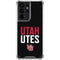 University of Utah Interlocking U Galaxy S21 Ultra 5G Clear Case