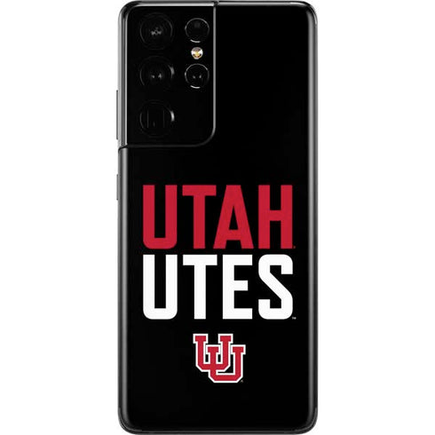 University of Utah Interlocking U Galaxy S21 Ultra 5G Skin