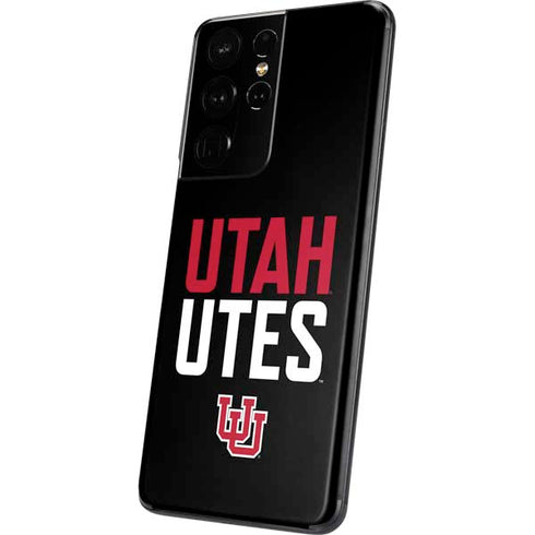 University of Utah Interlocking U Galaxy S21 Ultra 5G Skin