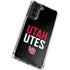 University of Utah Interlocking U Galaxy S22 Clear Case