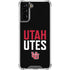 University of Utah Interlocking U Galaxy S22 Plus Clear Case