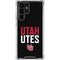 University of Utah Interlocking U Galaxy S22 Ultra Clear Case