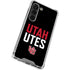 University of Utah Interlocking U Galaxy S23 Clear Case