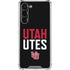 University of Utah Interlocking U Galaxy S23 FE Clear Case