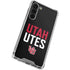 University of Utah Interlocking U Galaxy S23 FE Clear Case