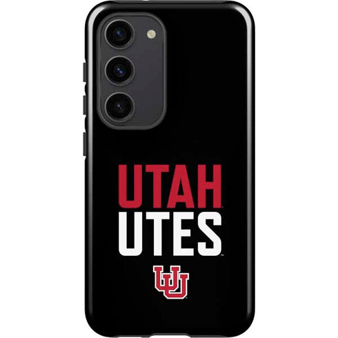 University of Utah Interlocking U Galaxy S23 Pro Case
