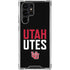 University of Utah Interlocking U Galaxy S23 Ultra Clear Case