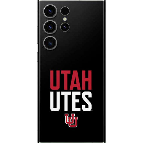 University of Utah Interlocking U Galaxy Skins