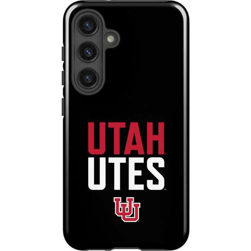University of Utah Interlocking U Galaxy S25 Impact Case