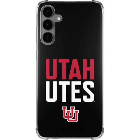 University of Utah Interlocking U Galaxy S24 Plus Clear Case