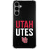 University of Utah Interlocking U Galaxy S24 Plus Clear Case