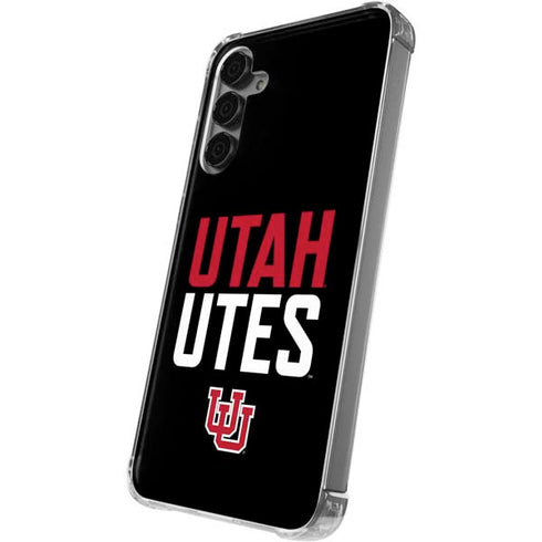 University of Utah Interlocking U Galaxy S24 Plus Clear Case