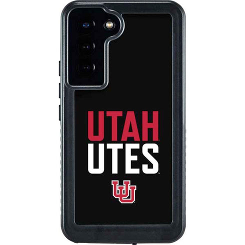 University of Utah Interlocking U Galaxy S24 Plus Waterproof Case