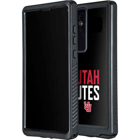 University of Utah Interlocking U Galaxy S24 Ultra Waterproof Case
