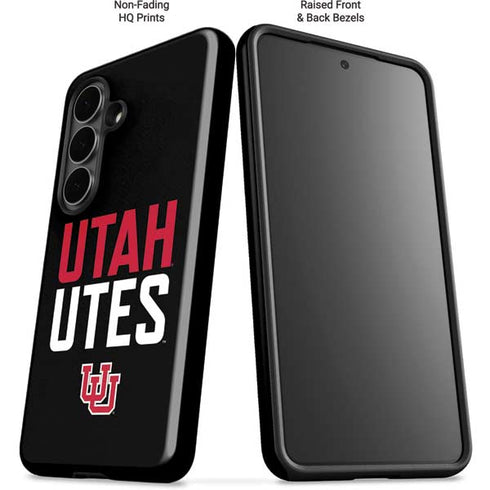 University of Utah Interlocking U Galaxy S26 Impact Case
