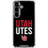 University of Utah Interlocking U Galaxy S26 Plus Clear Case