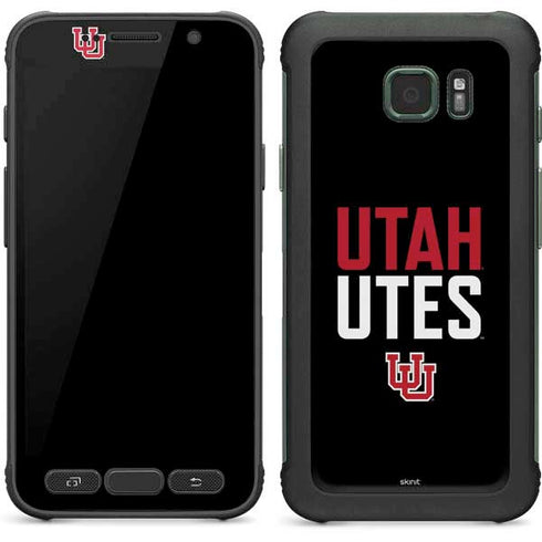 University of Utah Interlocking U Galaxy S7 Active Skin