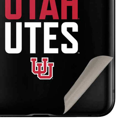 University of Utah Interlocking U Galaxy Z Flip Skin