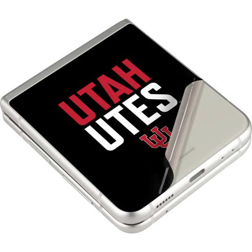 University of Utah Interlocking U Galaxy Z Flip4 5G Skin