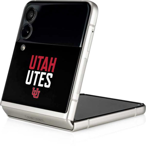 University of Utah Interlocking U Galaxy Z Flip4 5G Skin