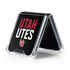 University of Utah Interlocking U Galaxy Z Flip5 5G Clear Case